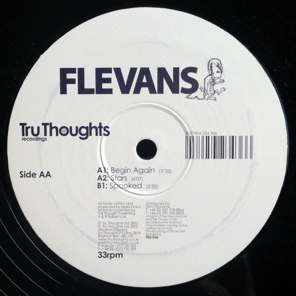 Flevans - Begin Again (12", Single)
