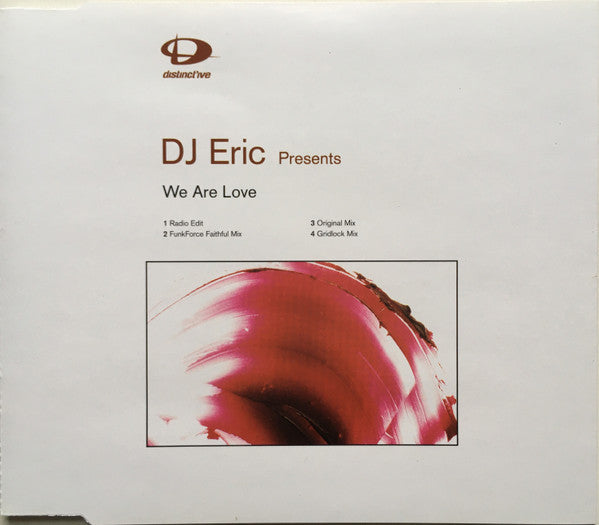 DJ Eric - We Are Love (CD, Single)
