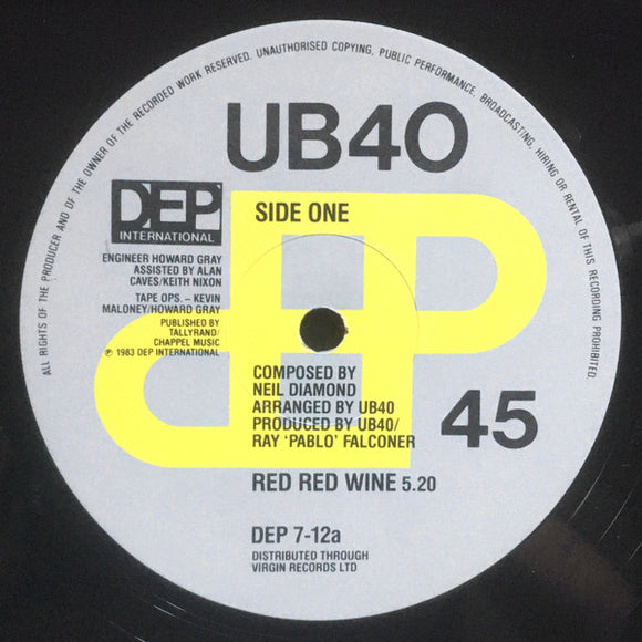 UB40 - Red Red Wine (12