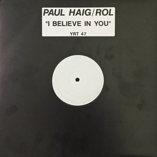 Paul Haig - I Believe In You (12", Promo)