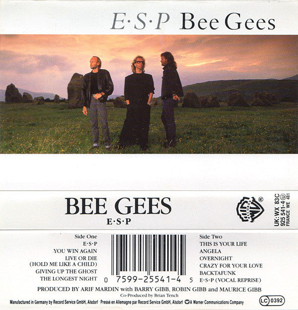 Bee Gees - E·S·P (Cass, Album)
