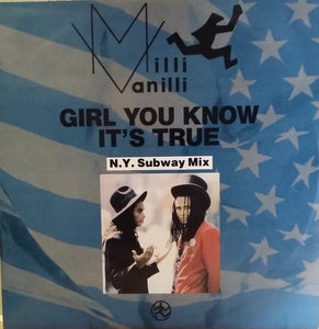 Milli Vanilli - Girl You Know It's True (12", Single)