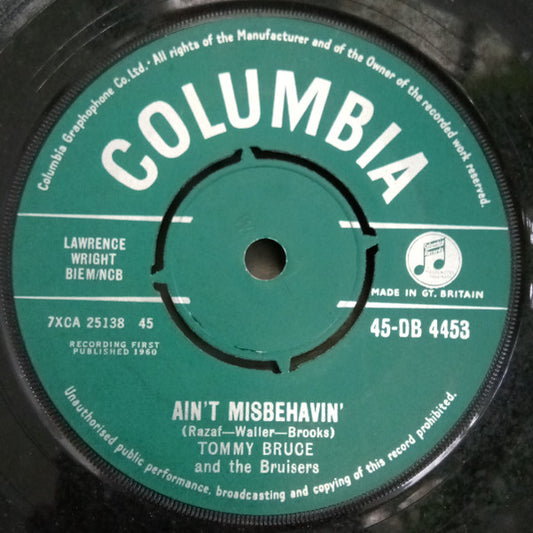 Tommy Bruce And The Bruisers* - Ain't Misbehavin' (7", Single)