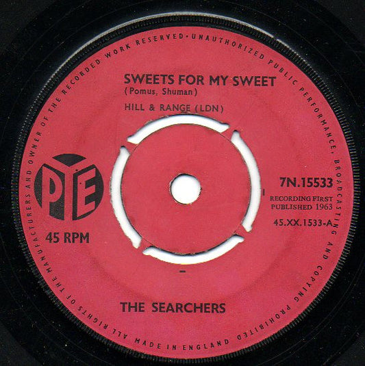 The Searchers - Sweets For My Sweet (7", Single, Pus)
