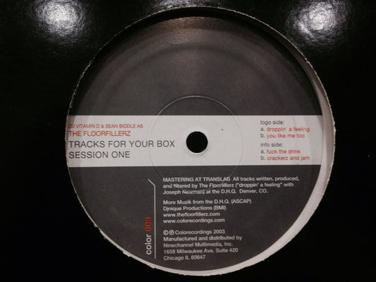 The Floorfillerz - Tracks For Your Box: Session One (12")