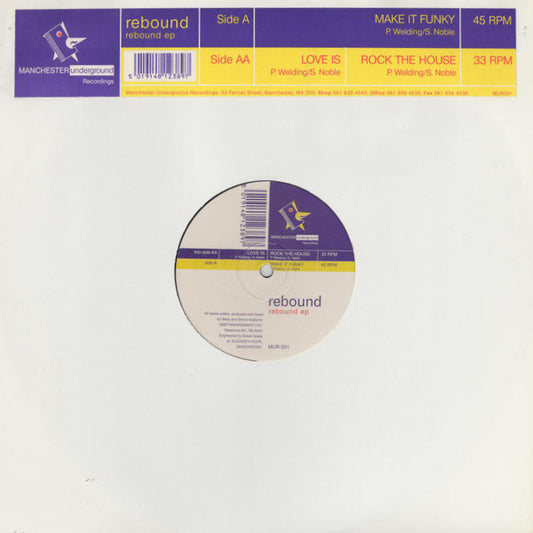 Rebound - Rebound EP (12", EP)