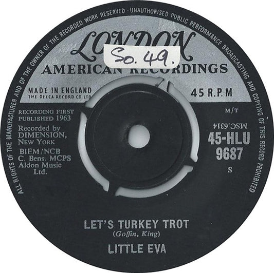 Little Eva - Let's Turkey Trot / Old Smokey Locomotion (7")