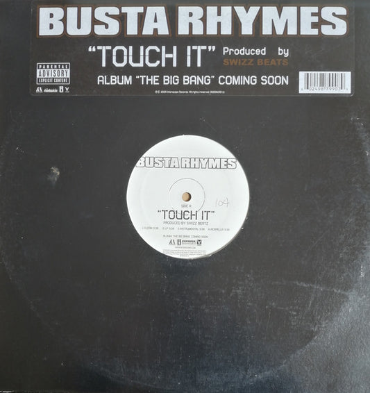 Busta Rhymes - Touch It (12")