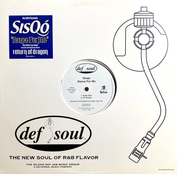 Sisqo - Dance For Me (12", Promo)