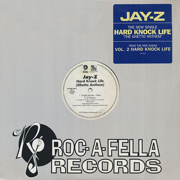 Jay-Z - Hard Knock Life (Ghetto Anthem) (12", Single)