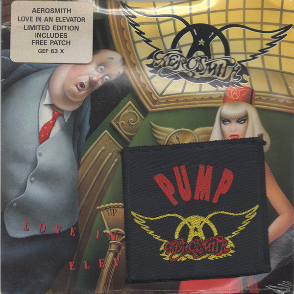 Aerosmith - Love In An Elevator (7", Single, Ltd, Pat)