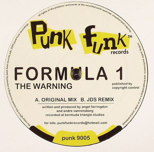 Formula 1 (2) - The Warning (12")