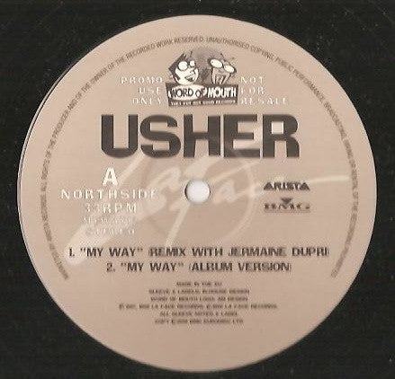Usher - My Way / You Make Me Wanna (12", Promo)