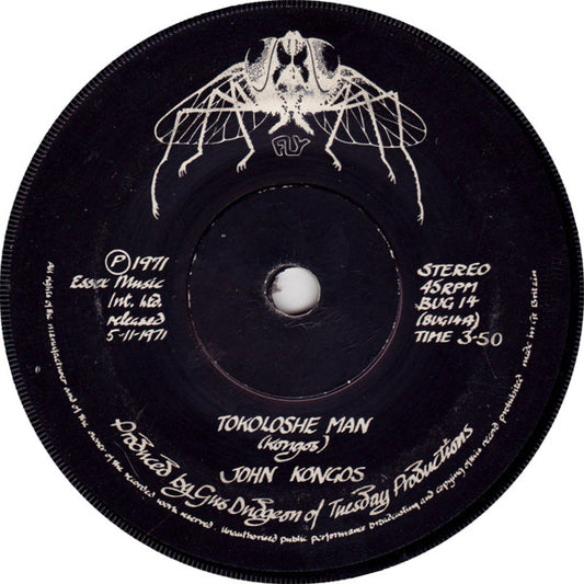 John Kongos - Tokoloshe Man (7", Single, Sol)