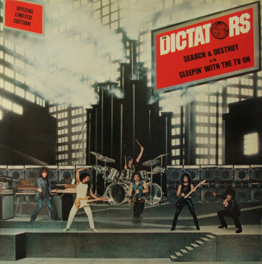 The Dictators - Search & Destroy / Sleepin' With The TV On (12", Single, Ltd, S/Edition)
