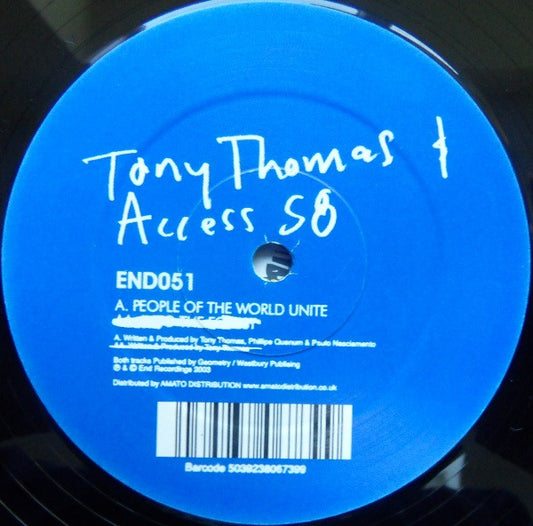 Tony Thomas & Access 58 - People Of The World Unite (Disc 1) (12")
