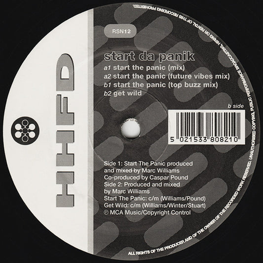 HHFD* - Start Da Panik (12")