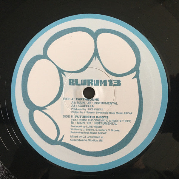 Blu Rum 13 - Earthbound / Futuristic B-Boys (12")