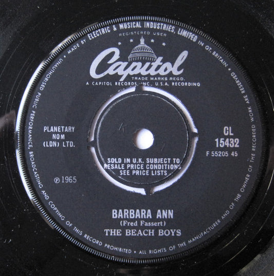 The Beach Boys - Barbara Ann (7", Single)