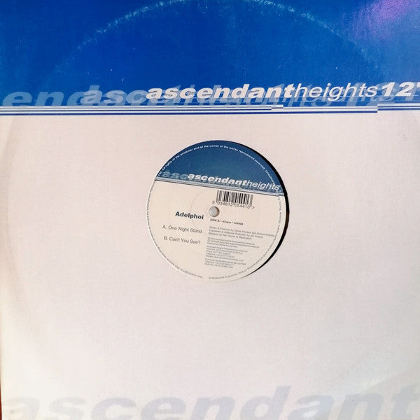 Adelphoi - One Night Stand / Can't You See (12")