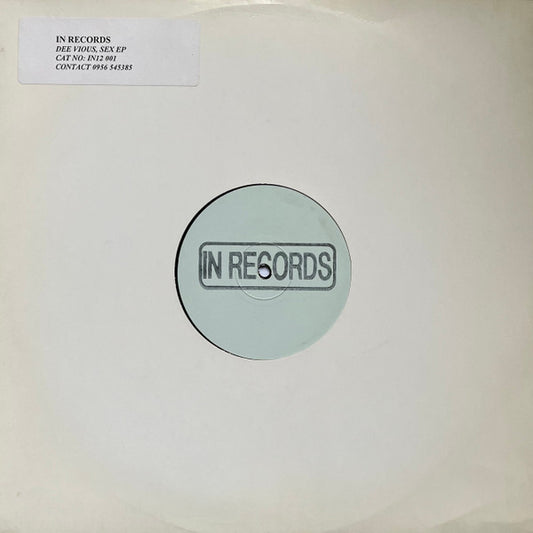 Dee Vious - Sex EP (12", W/Lbl, Sta)