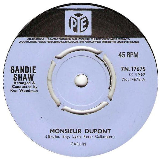 Sandie Shaw - Monsieur Dupont (7", Single)
