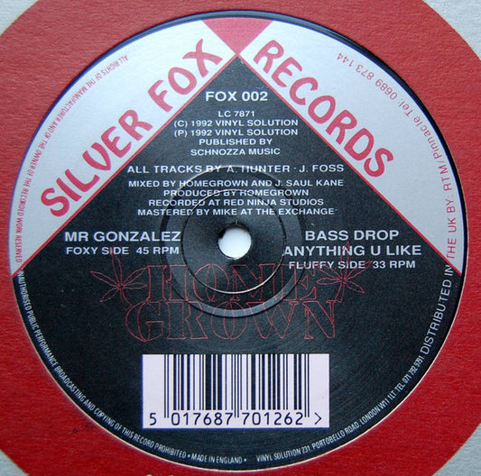 Home Grown - Mr Gonzalez (12")