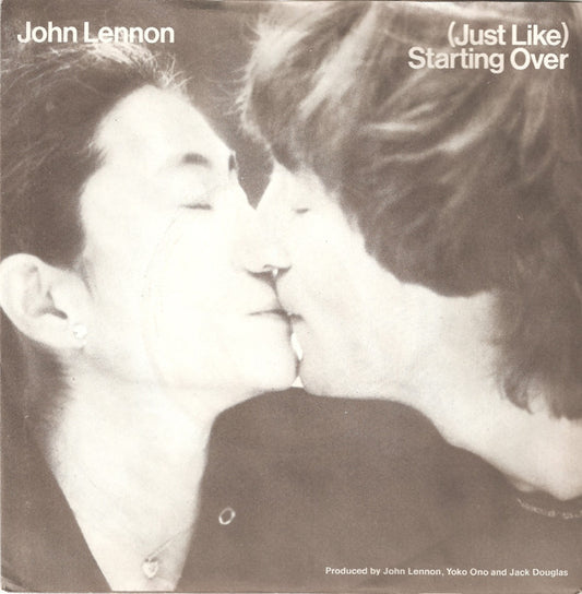 John Lennon - (Just Like) Starting Over (7", Single, Pap)