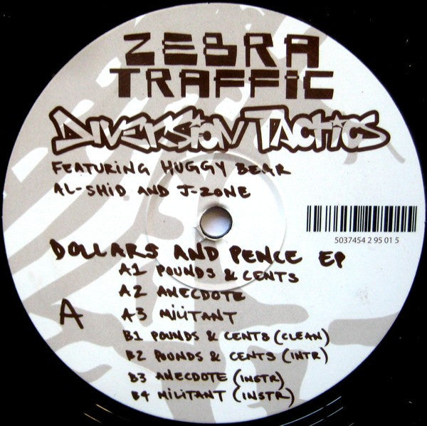Diversion Tactics - Dollars And Pence EP (12", EP)