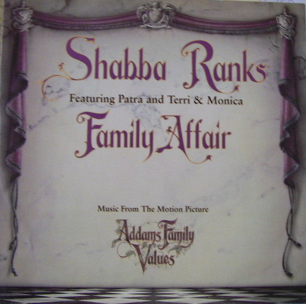 Shabba Ranks Featuring Patra & Terri & Monica - Family Affair (12", Single)