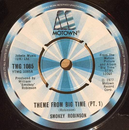 Smokey Robinson - Theme From Big Time (7", Single)