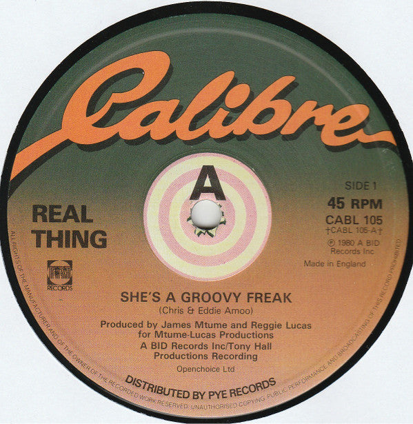 Real Thing* - She's A Groovy Freak (12")