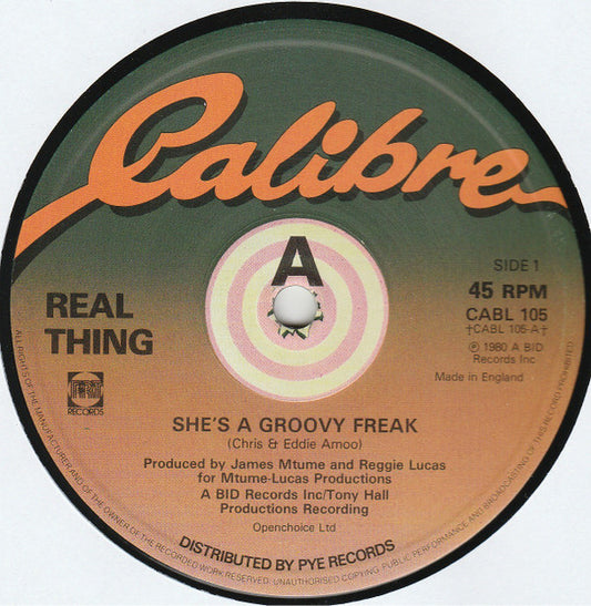 Real Thing* - She's A Groovy Freak (12")