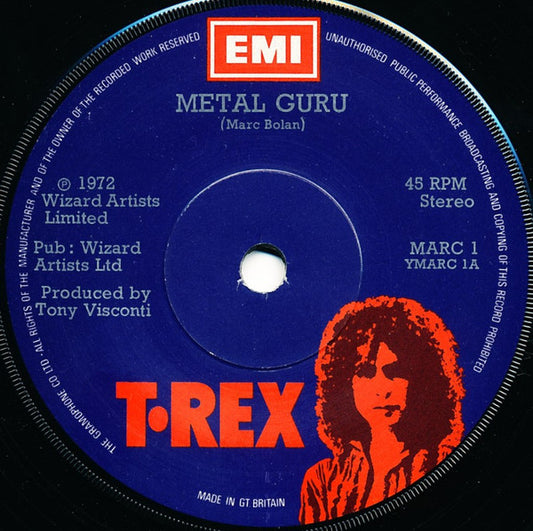 T•Rex* - Metal Guru (7", Maxi)