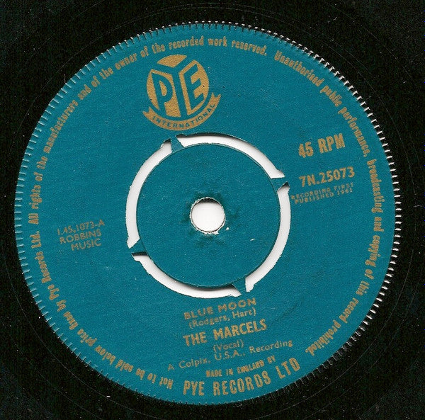The Marcels - Blue Moon (7", Single)