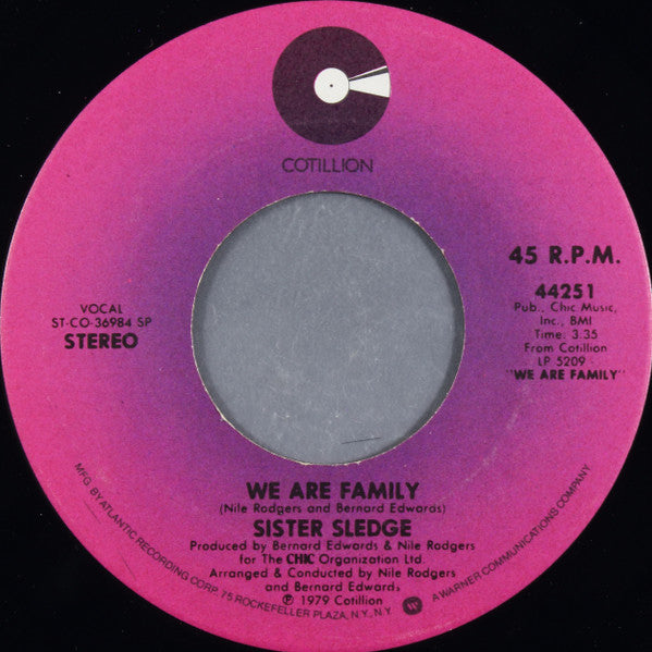 Sister Sledge - We Are Family (7", Single, SP )