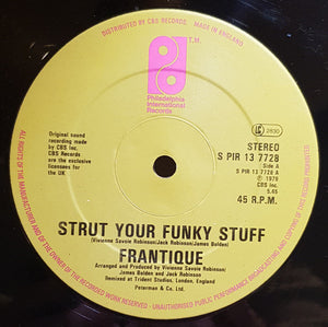 Frantique - Strut Your Funky Stuff (12", Single)