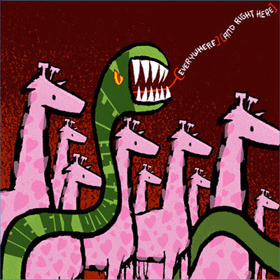 The Six Parts Seven - Everywhere And Right Here (LP, Album, Red)