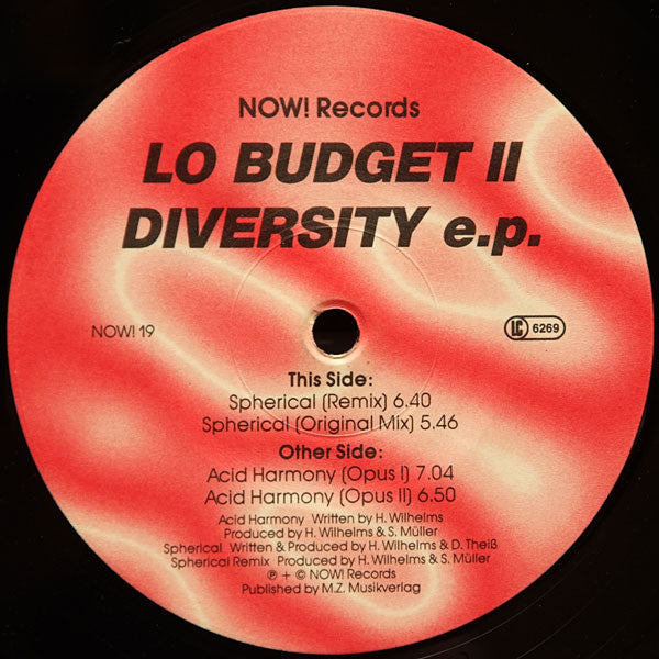 Lo Budget II* - Diversity E.P. (12", EP)
