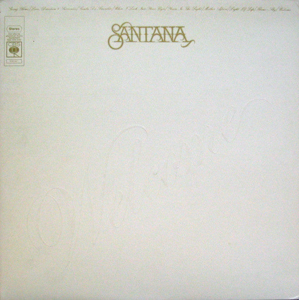 Santana - Welcome (LP, Album, Gat)