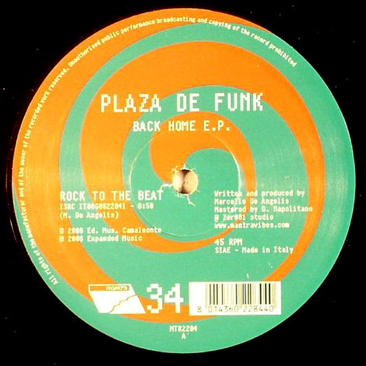 Plaza De Funk - Back Home E.P. (12", EP)