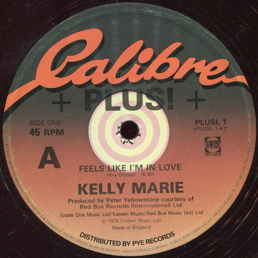 Kelly Marie - Feels Like I'm In Love (12", Single, RE)