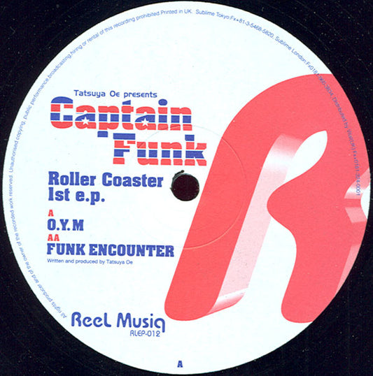 Captain Funk - Roller Coaster 1st E.P. (12", EP)
