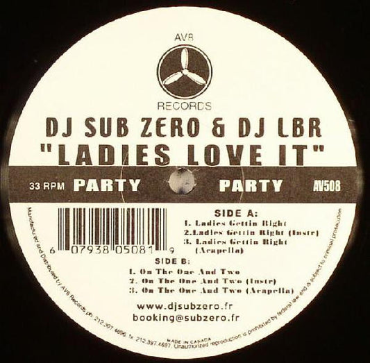 DJ Sub Zero & DJ LBR - Ladies Love It (12")