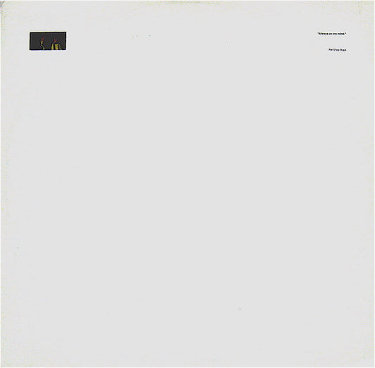 Pet Shop Boys - Always On My Mind (12", Single)
