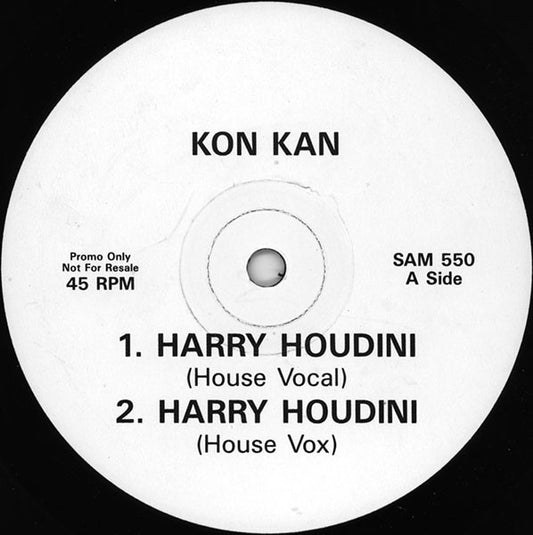 Kon Kan - Harry Houdini (12", Promo)