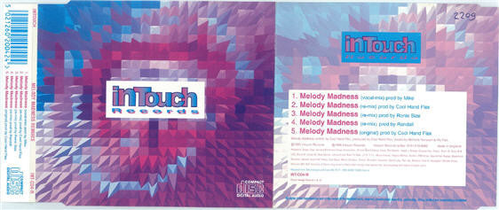 Cool Hand Flex - Melody Madness (Remixes) (CD, Single)