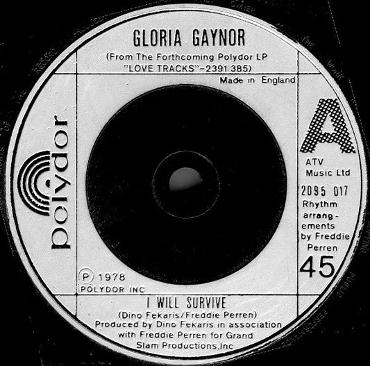 Gloria Gaynor - I Will Survive (7", Single, Sil)