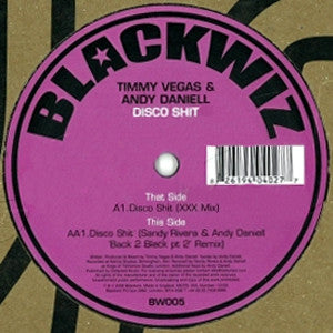 Timmy Vegas & Andy Daniell - Disco Shit (12")