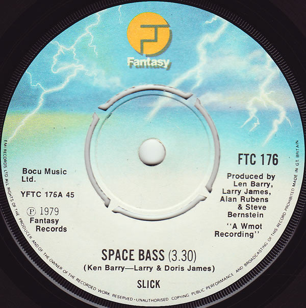 Slick (2) - Space Bass (7", Pus)